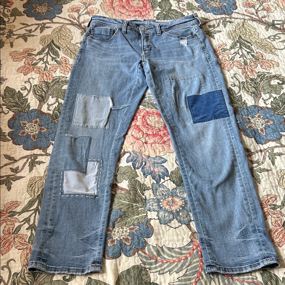 Pilcro & the Letterpress (Anthro) Slim Boyfriend Jeans